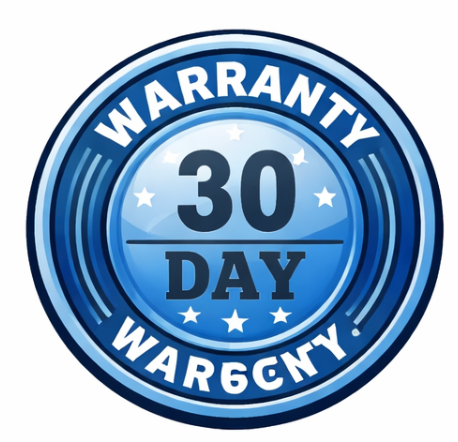30 Day Warranty